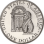 1992 White House Proof Dollar (rev) fondo transparente.png