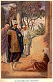 Alexander visits Diogenes at Corinth by W. Matthews (1914)