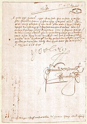 Archivo:Archivo de Simancas - Cédula de Carlos V