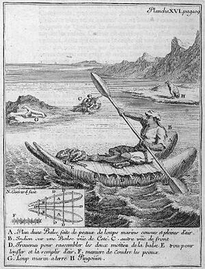 Archivo:Balsa de Cuero de Lobo, Nicolas Guérard, 1716