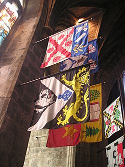 Archivo:Banners of Knights of the Thistle