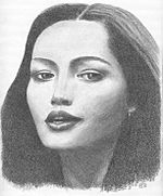 Archivo:Barbara carrera drawing
