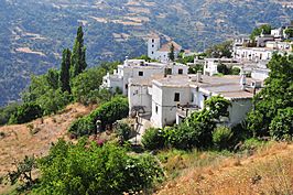 Vista de Bubión