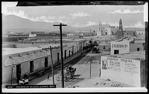 Archivo:Church in Juarez, Paso del Norte, Mexico, ca.1905 (CHS-602)