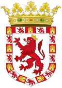 Coat of Arms of the Realm of Cordoba (Kingdom of Leon Arms Variant)