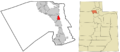 Davis County Utah incorporated and unincorporated areas Fruit Heights highlighted