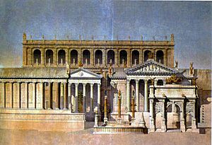 Archivo:Depiction of the Forum Romanum (1866)