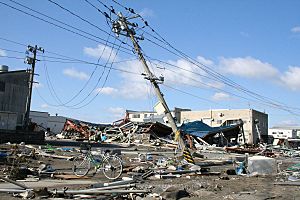 Archivo:Fallen power poles in Ishinomaki