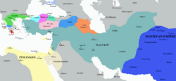Hellenistic World 281 BC with Seleukos & Mauryan Empire.png