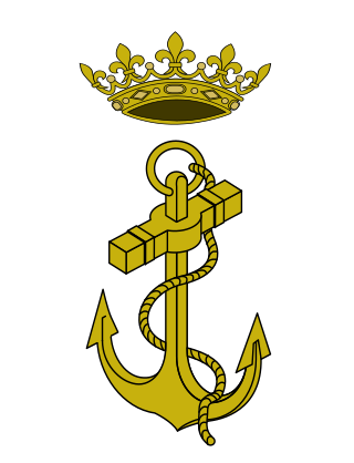 Insignia del Cuerpo General - Marina de Guerra Española (Franquismo).svg