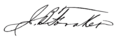 Joseph B. Foraker signature