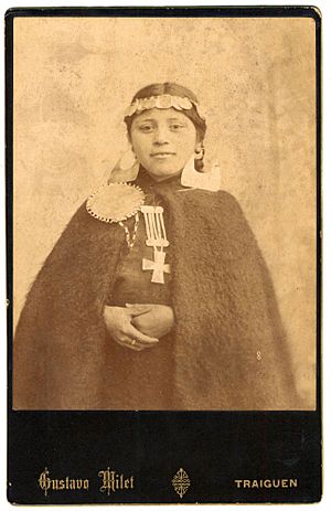 Archivo:Joven Mapuche 2 - Traiguen 1890