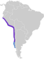 Larosterna inca map