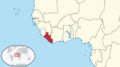 Liberia in its region