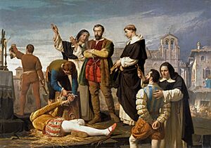 Los comuneros Padilla, Bravo y Maldonado en el patíbulo por Antonio Gisbert.jpg