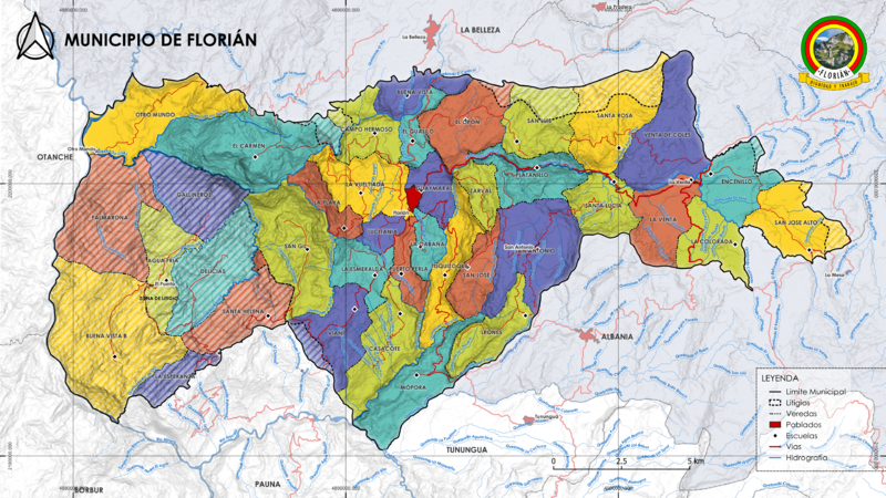 MAPA FLORIÁN SANTANDER