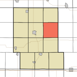 Map highlighting Melville Township, Audubon County, Iowa.svg