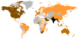 Map of the Indian Diaspora in the World.svg
