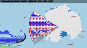 Archivo:Overlapping Antarctic land claims (focus on Argentina, Chile, & UK)