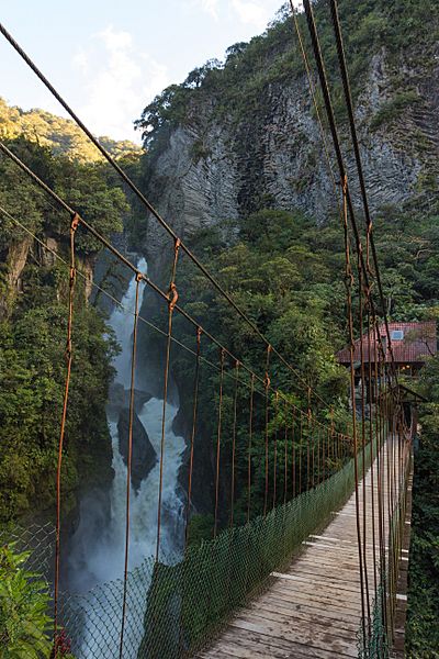 Pailón del Diablo, cerca de Baños, Ecuador (3257)