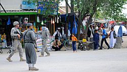 Patrolling a Parwan bazaar.jpg