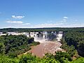 Poeira de água nas Cataratas do Iguaçu