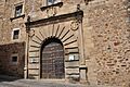 Portada del Palacio de Godoy, Cáceres
