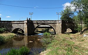 Archivo:Puente de Puente Almuhey sobre el río Cea
