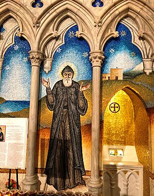 Archivo:San Charbel Mural en St. Patrick's Cathedral New York