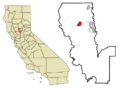 Sutter County California Incorporated and Unincorporated areas Sutter Highlighted