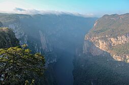 Archivo:Viewpoint of the Sumidero Canyon