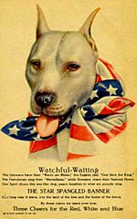 Archivo:WW1 poster featuring a pit bull