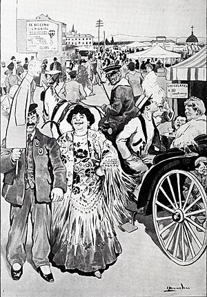 Archivo:1908-04-18, Blanco y Negro, Costumbres populares, La romería de la Cara de Dios, Medina Vera (cropped)