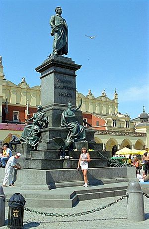 Archivo:Adam Mickiewicz Monument, Kraków