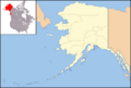 Alaska Locator Map with US