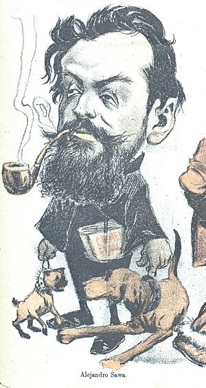 Archivo:Alejandro Sawa, Don Quijote, 14 de febrero de 1902, D. Hermógenes (cropped)