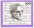Allemagne timbre HugoDistler 1992obl