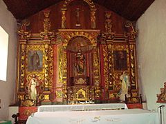 Altar mayor. Orosi. Cartago. Costa Rica
