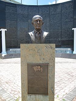 Antonio Vélez Alvarado monument in Manatí, Puerto Rico.jpg