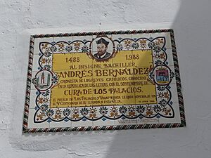 Archivo:Azulejo a Andrés Bernáldez