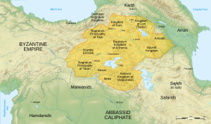 Ubicación de Armenia Bragátida