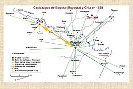 Archivo:Cacicazgos de Bogotá y Chía en 1538, profesor Jorge Gamboa
