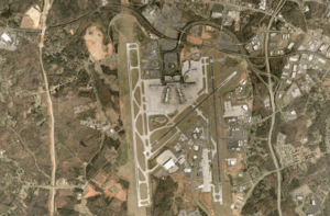 Archivo:Charlotte airport satellite view