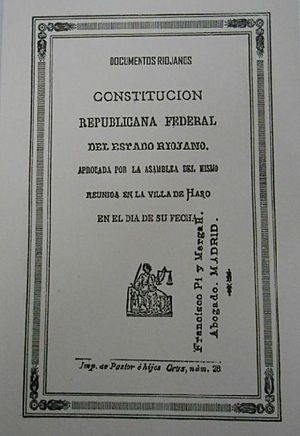 Archivo:Constitucion Republicana Federal del Estado Riojano, copia fascimil