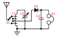 Crystal radio with impedance matching