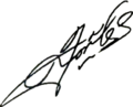 Emomali Rahmon's signature