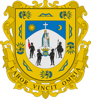 Archivo:Escudo de armas de la Ciudad y Estado de Zacatecas