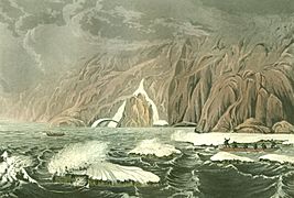 Expedition Doubling Cape Barrow, July 25, 1821