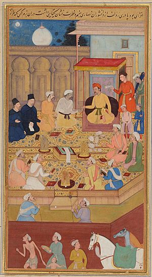 Archivo:Jesuits at Akbar's court