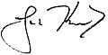 Joe Kennedy III signature